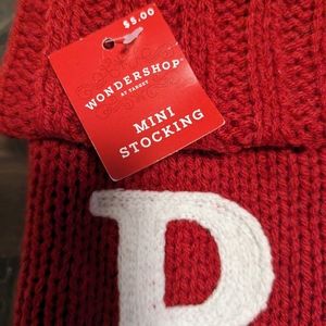 COPY - Target "Wonderland" Mini Stocking - letter P